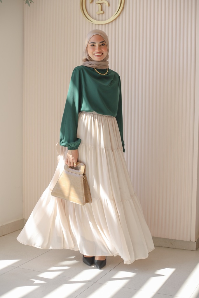 Beige Gypsy Skirt