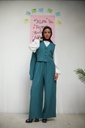 Teal Banker Vest 