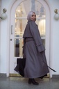 Grey Vague Girl Coat
