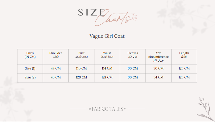 Copper Vague Girl Coat
