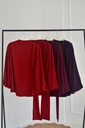 Red Louvre Blouse