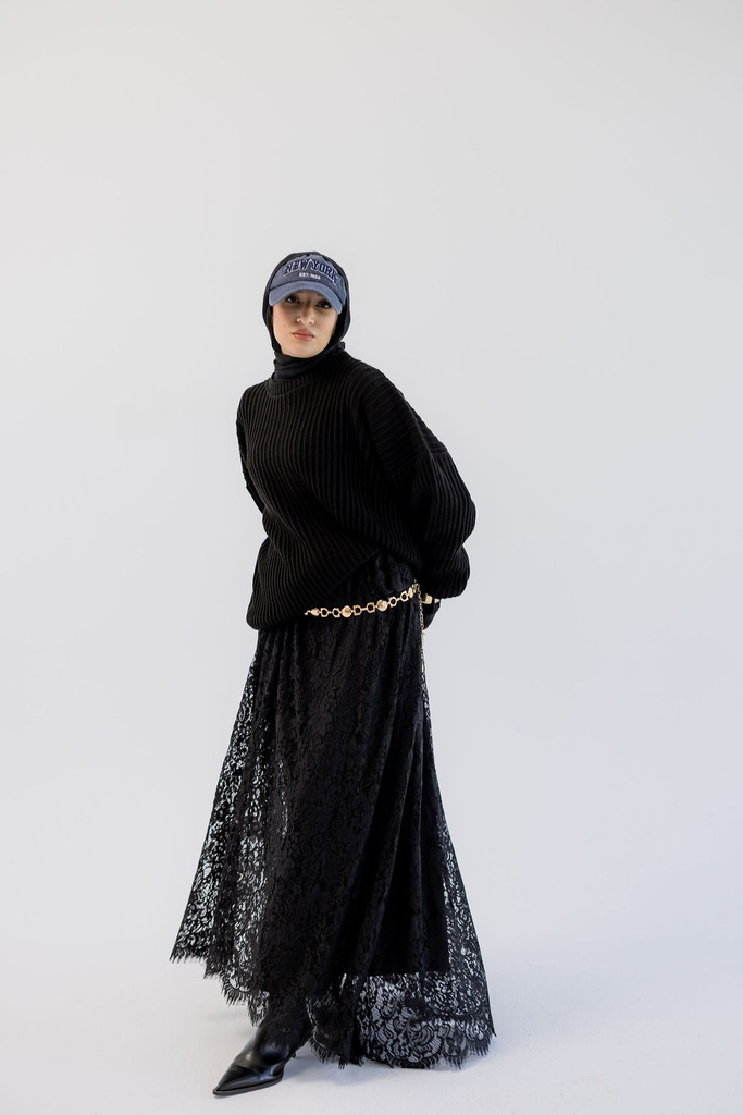 Black Kyoto Pullover