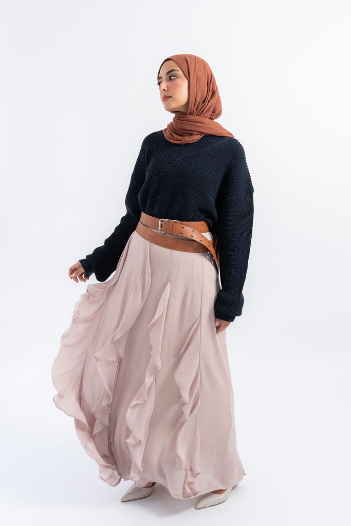 Beige Muse Skirt  