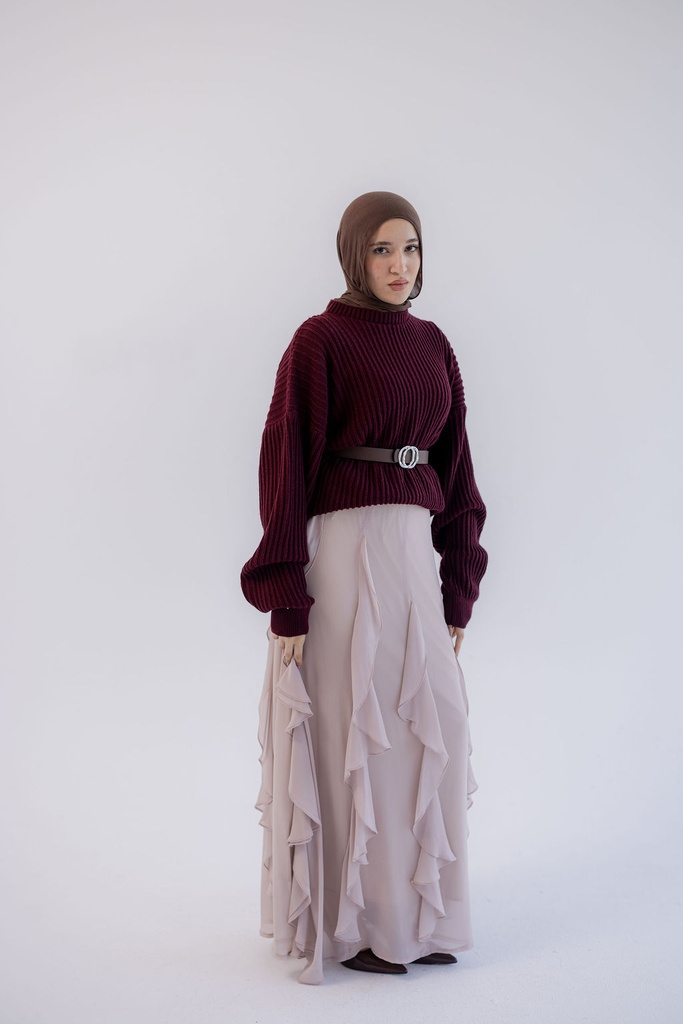 Beige Muse Skirt  