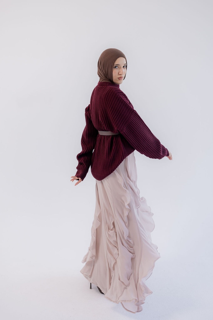 Beige Muse Skirt  