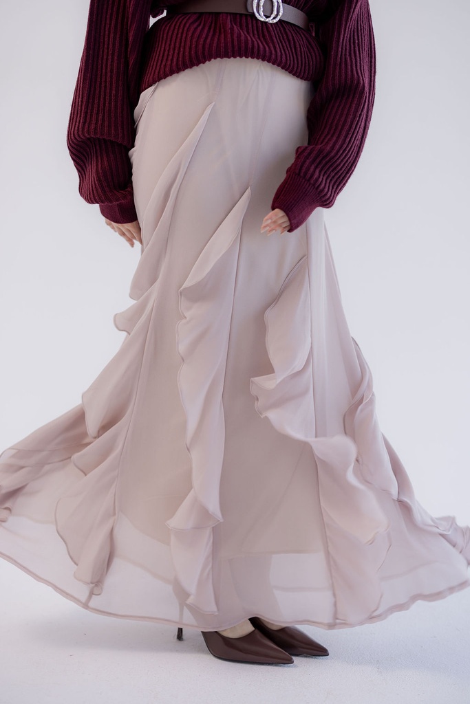 Beige Muse Skirt  