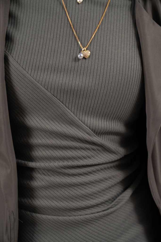 Grey Raya Blouse 
