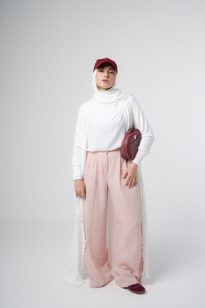 Peach Office Pants   