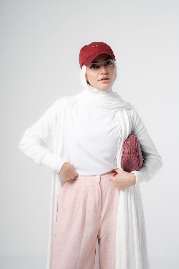 Peach Office Pants   