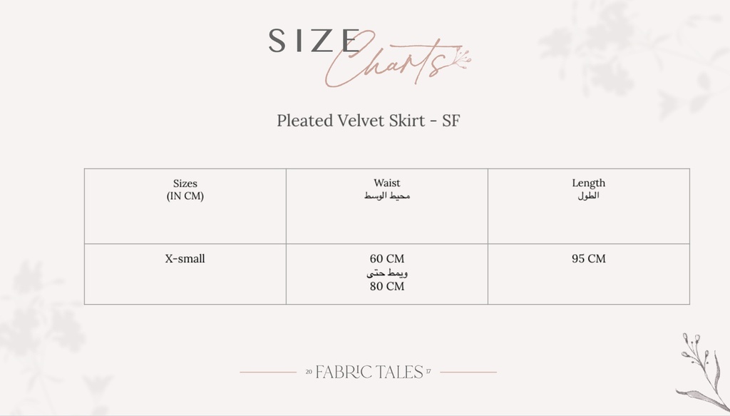 pleated velvet skirt- SF