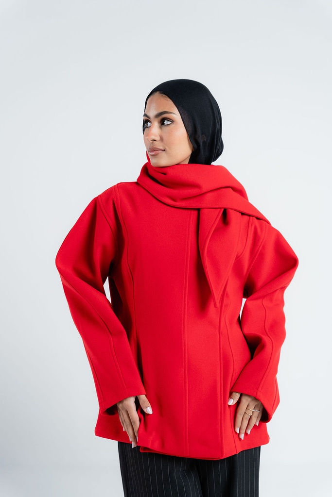 Oxblood Kindah Jacket    