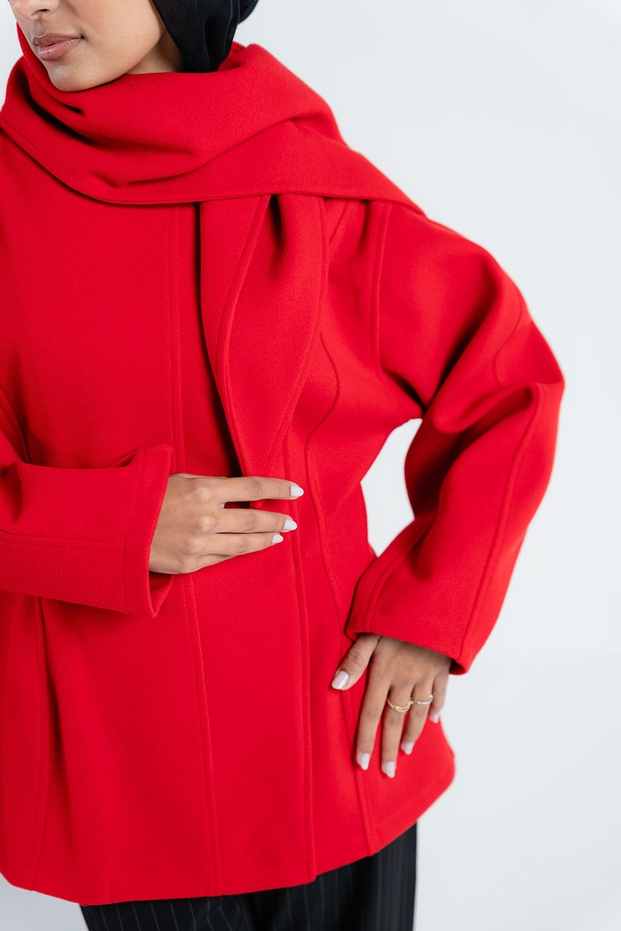 Oxblood Kindah Jacket    