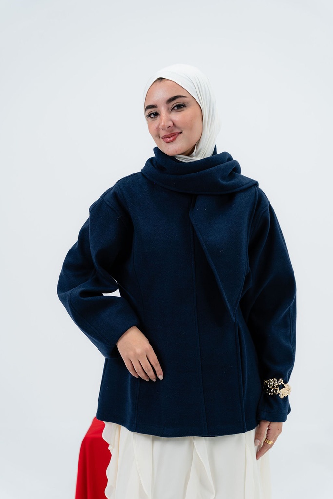 Navy Kindah Jacket  