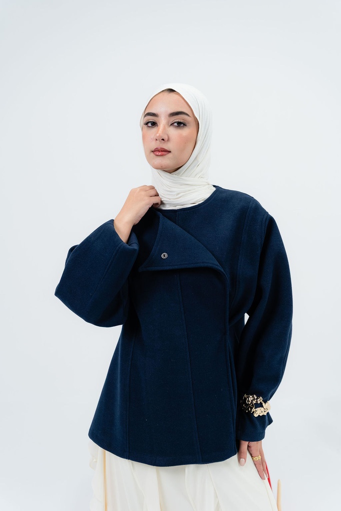 Navy Kindah Jacket  