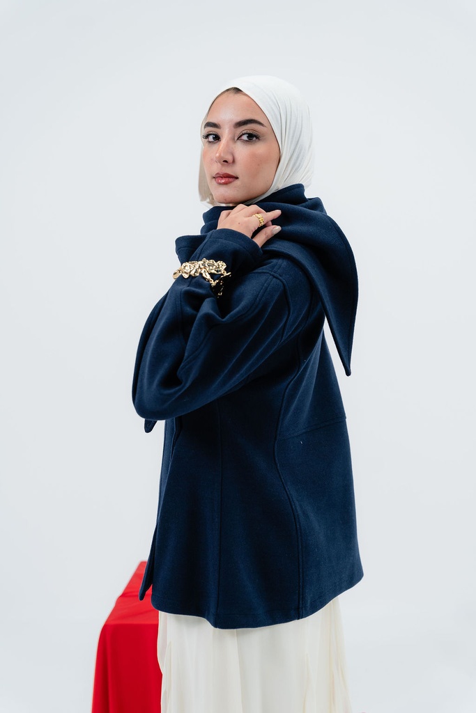 Navy Kindah Jacket  