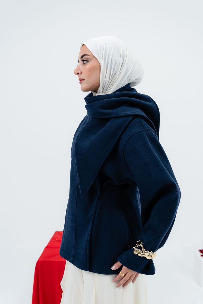 Navy Kindah Jacket  
