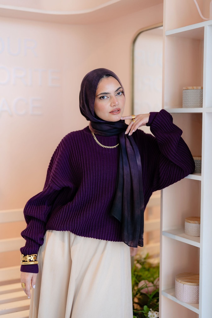 Aubergine Kyoto Pullover 