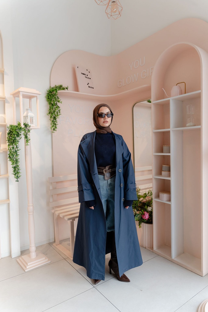Ink Crete Coat