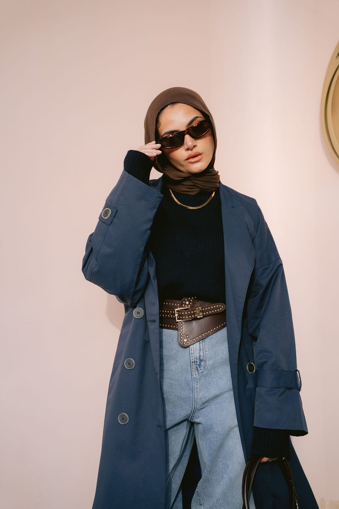 Ink Crete Coat