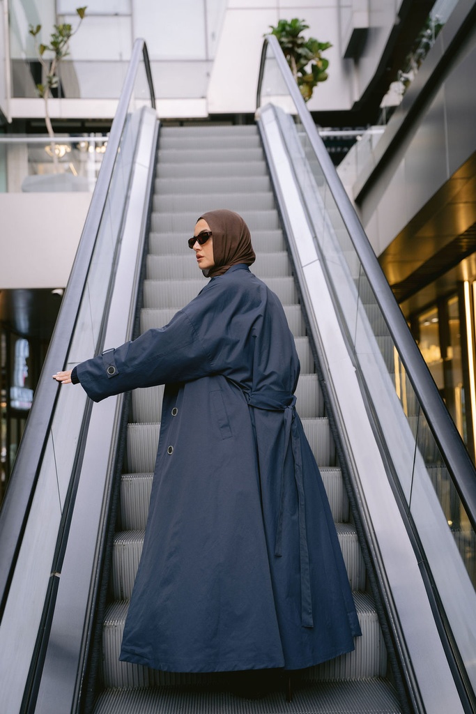Ink Crete Coat