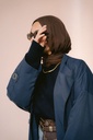 Ink Crete Coat