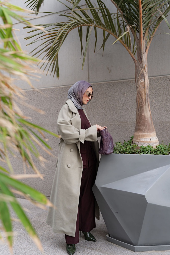 Sage Rue Trench Coat