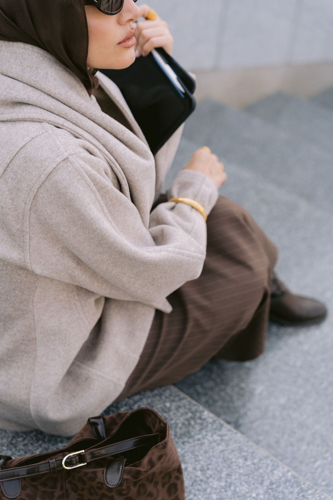 Beige Kindah Jacket   