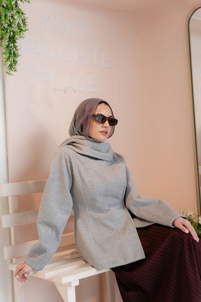 Grey Kindah Jacket     