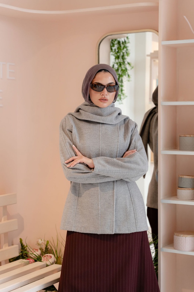 Grey Kindah Jacket     