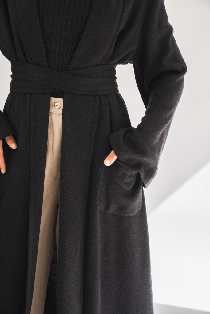 Black Geneva Coat 