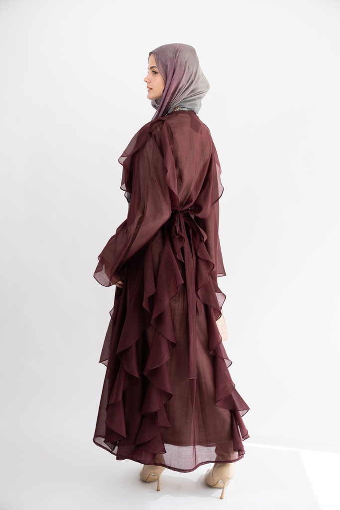 Plum Aleppo Kaftan  