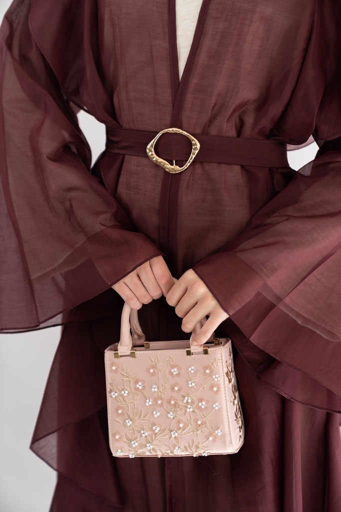 Plum Aleppo Kaftan  
