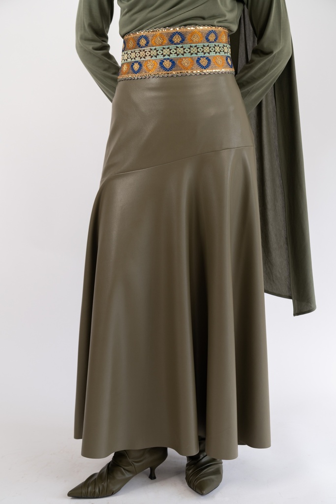 Olive Byblos Skirt  