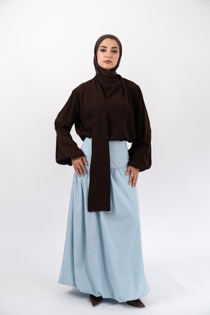 Black Louvre Blouse