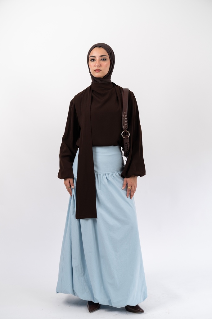 Black Louvre Blouse