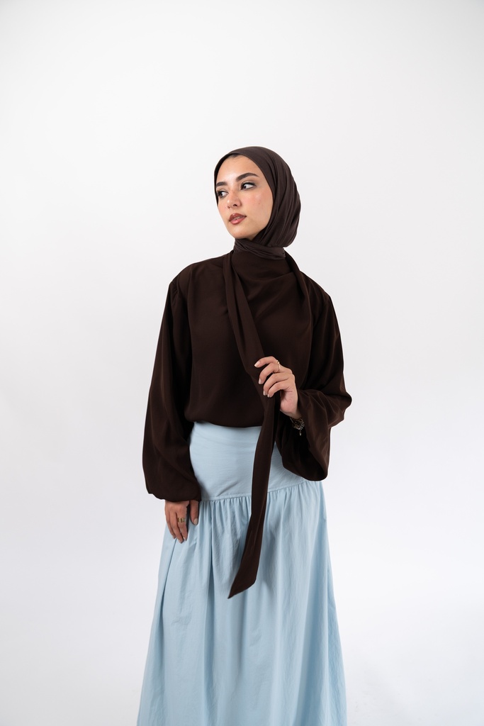 Black Louvre Blouse