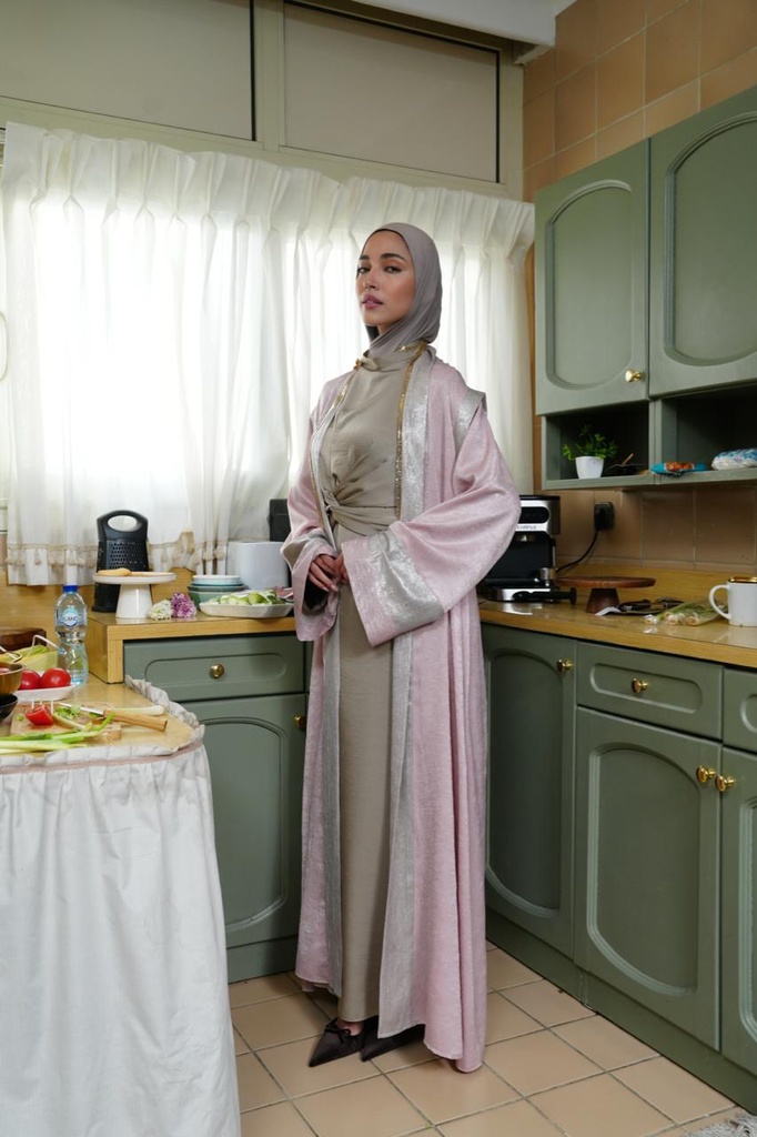 Blush Aden Kaftan  