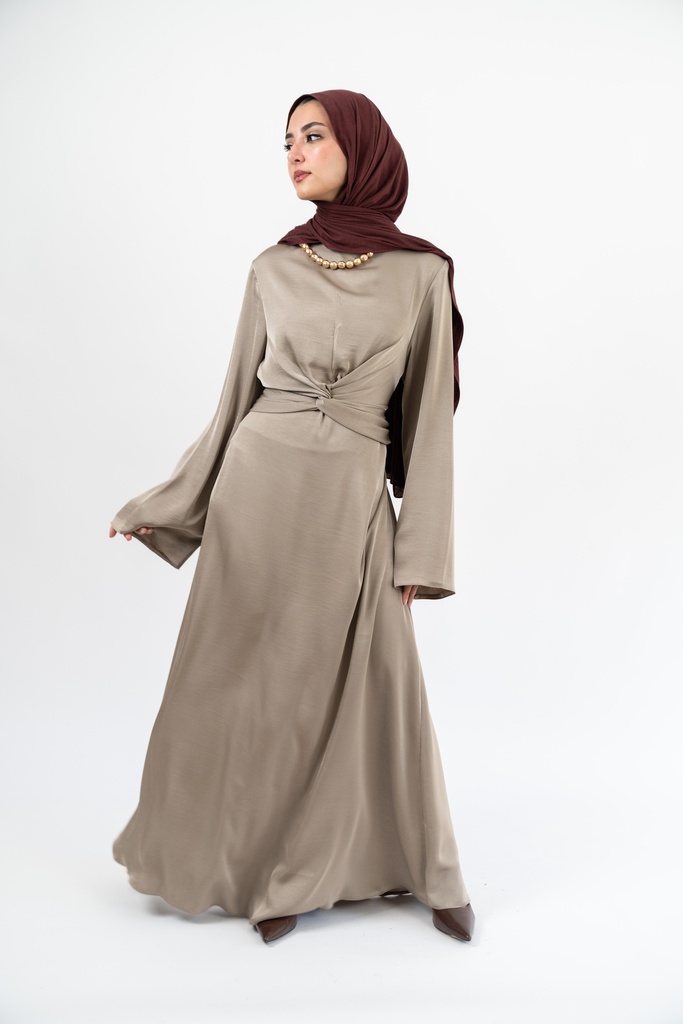 Sand Sicily Dress  