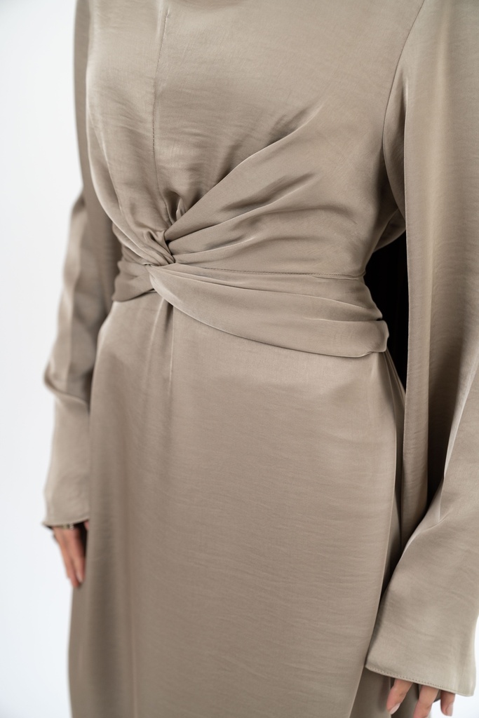 Sand Sicily Dress  
