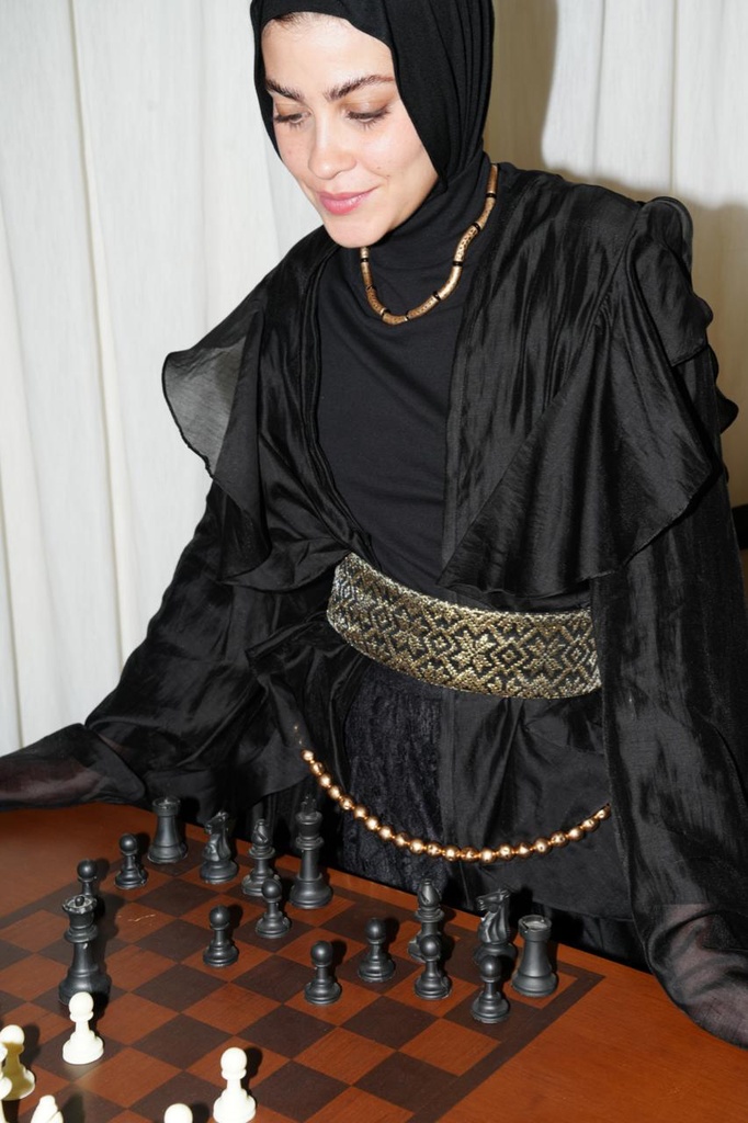 Black Aleppo Kaftan 