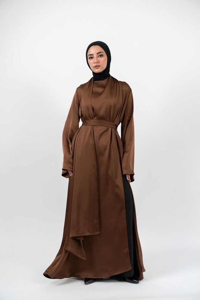 Chocolate Beisan Kimono    