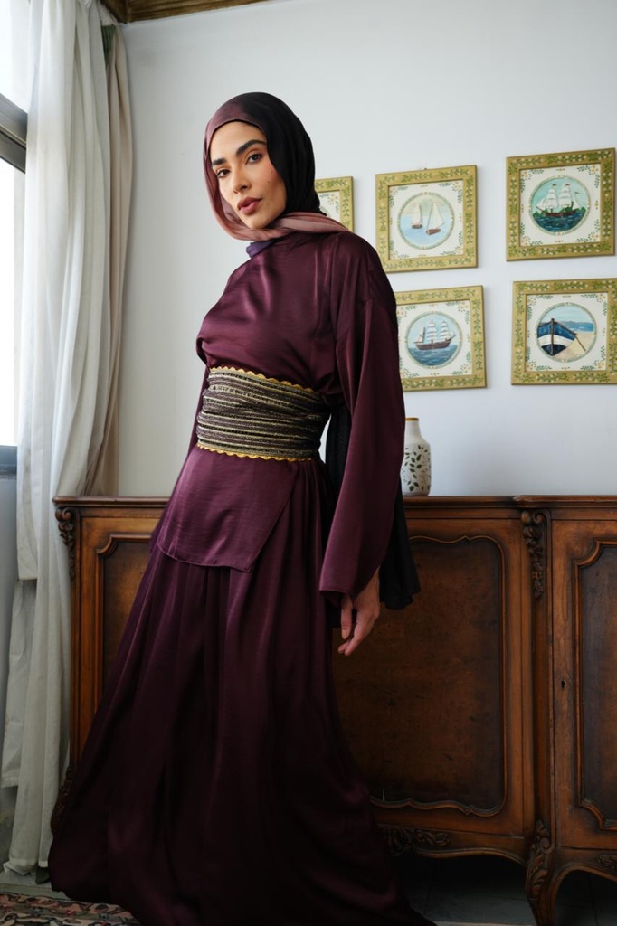 Berry Liwa Blouse  