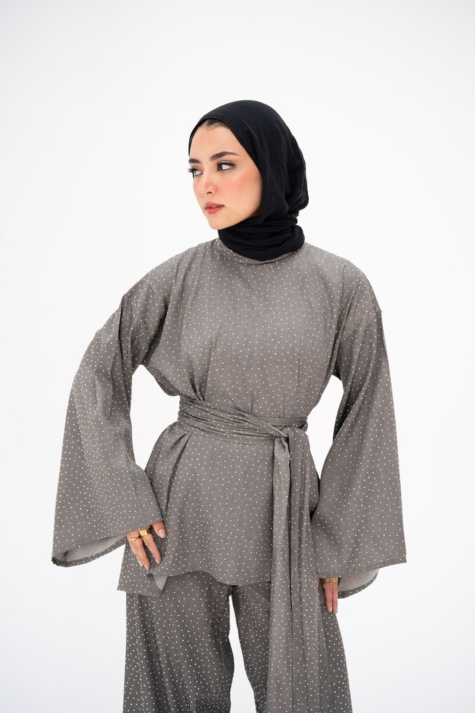 Smoke Abha Blouse  
