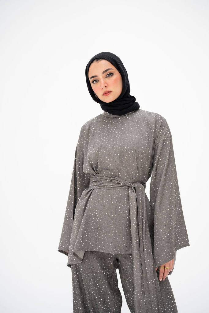 Smoke Abha Blouse  