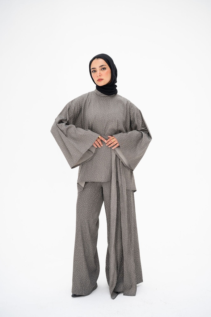 Smoke Abha Blouse  