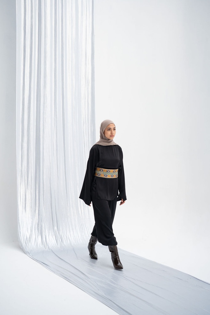 Black Tiran Pants