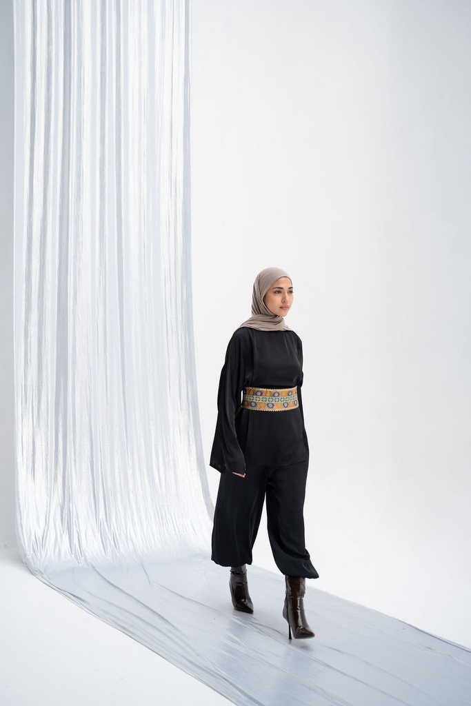 Black Tiran Pants