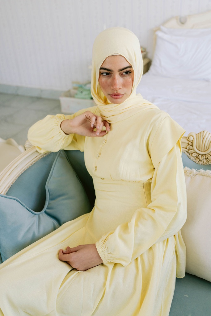 Yellow Genoa Dress 