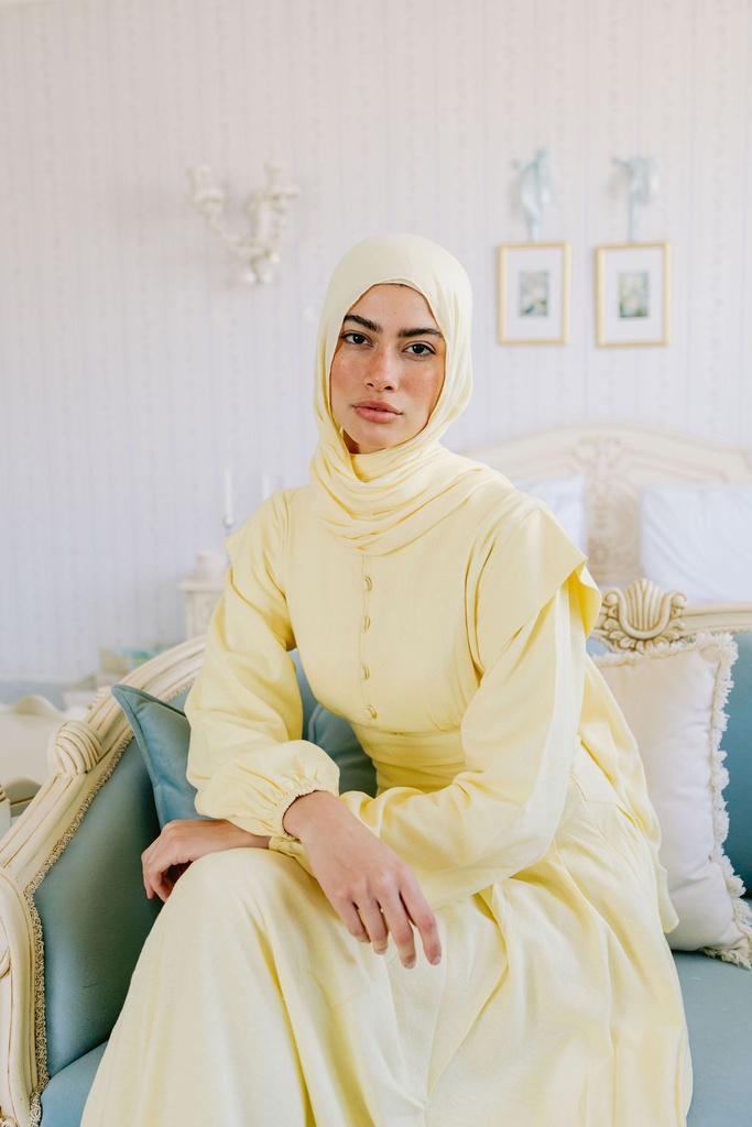 Yellow Genoa Dress 