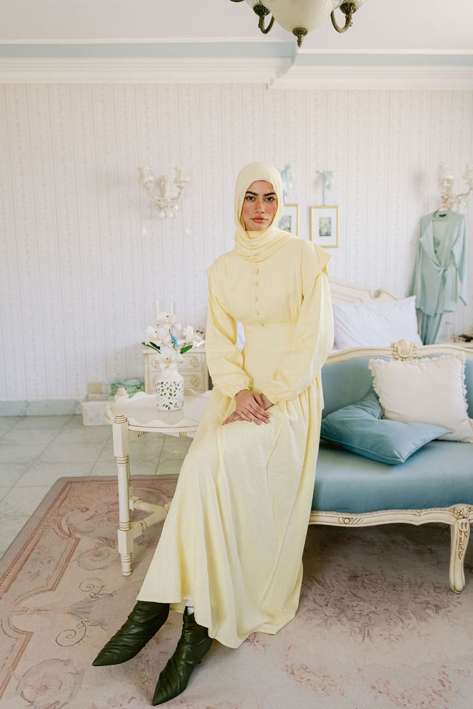 Yellow Genoa Dress 